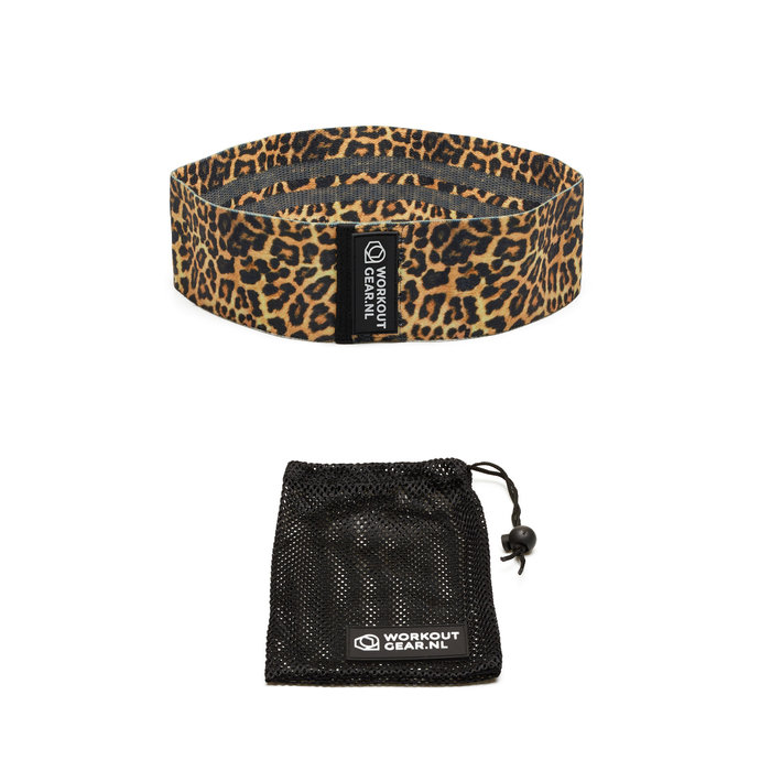 Workout Gear Weerstandsbanden - Mini Loops - Panterprint - Bruin - Zwart - 11/16kg