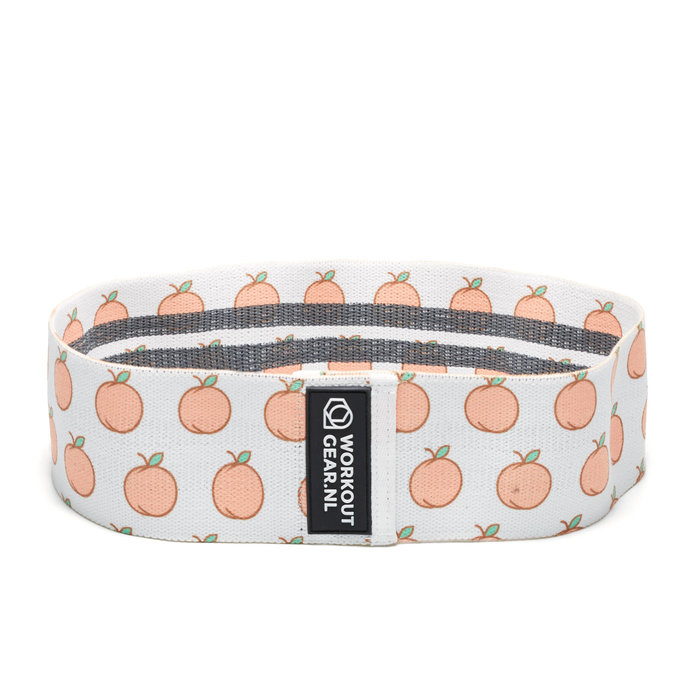 Workout Gear Weerstandsbanden - Mini Loops - Perzikprint - Oranje - Wit - 11/16kg
