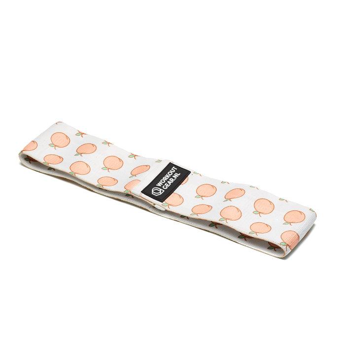 Workout Gear Weerstandsbanden - Mini Loops - Perzikprint - Oranje - Wit - 11/16kg