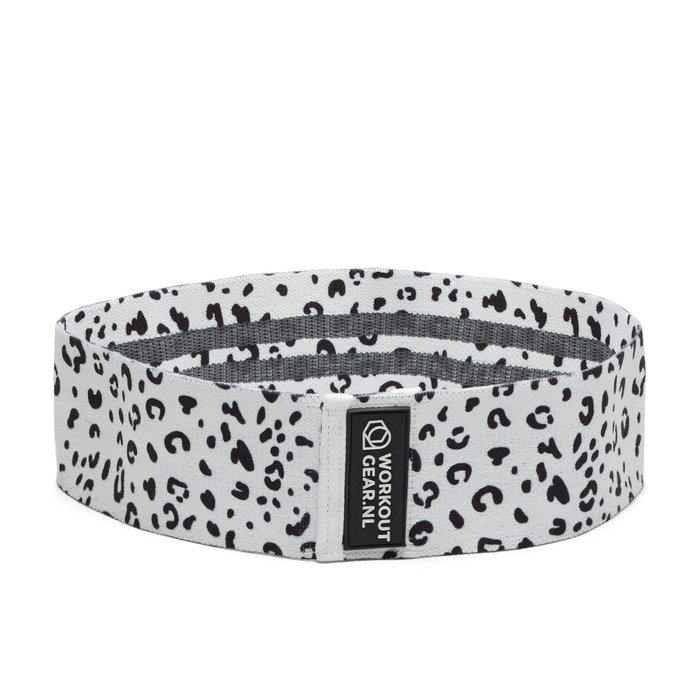 Workout Gear Weerstandsbanden - Mini Loops - Panterprint - Wit - Zwart - 11/16kg