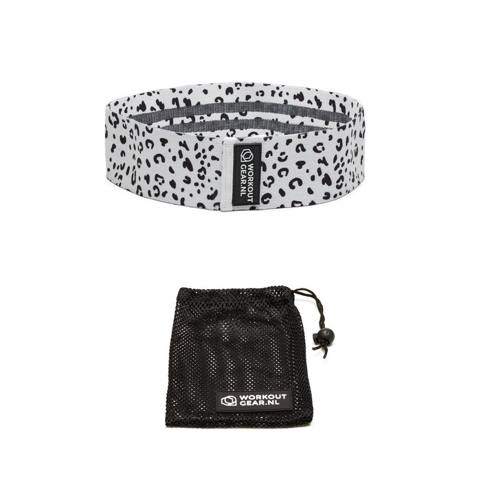 Workout Gear Weerstandsbanden - Mini Loops - Panterprint - Wit - Zwart - 11/16kg
