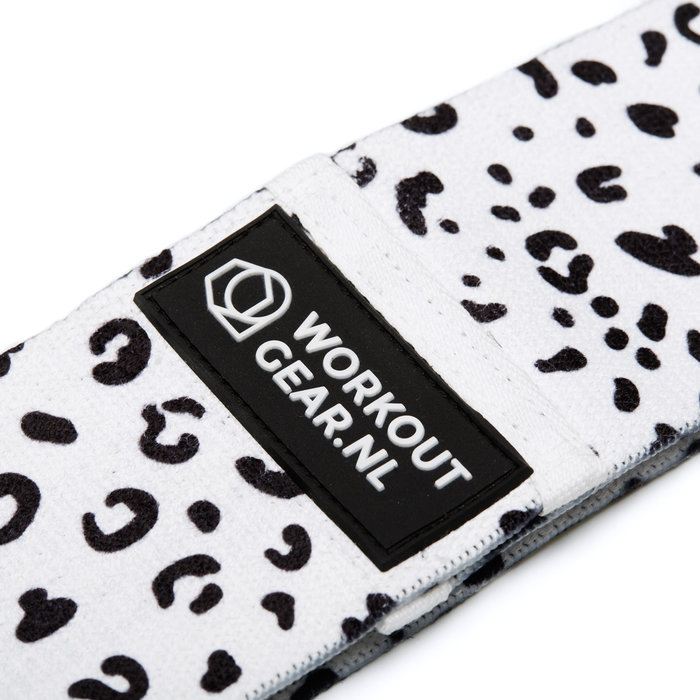 Workout Gear Weerstandsbanden - Set van 3 banden - Patroon - Panterprint - Wit - 14/24kg