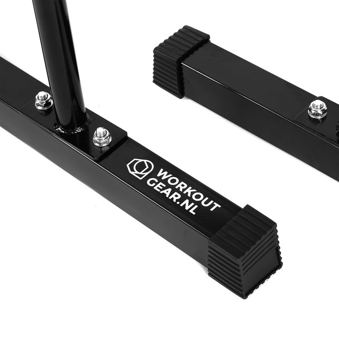 Workout Gear Parallettes Set - Dip Bars - Hoog Model