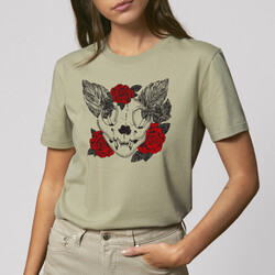Kat & T-shirt Cats N' Roses / unisex