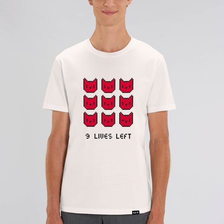 Kat & T-shirt 9 lives left / unisex