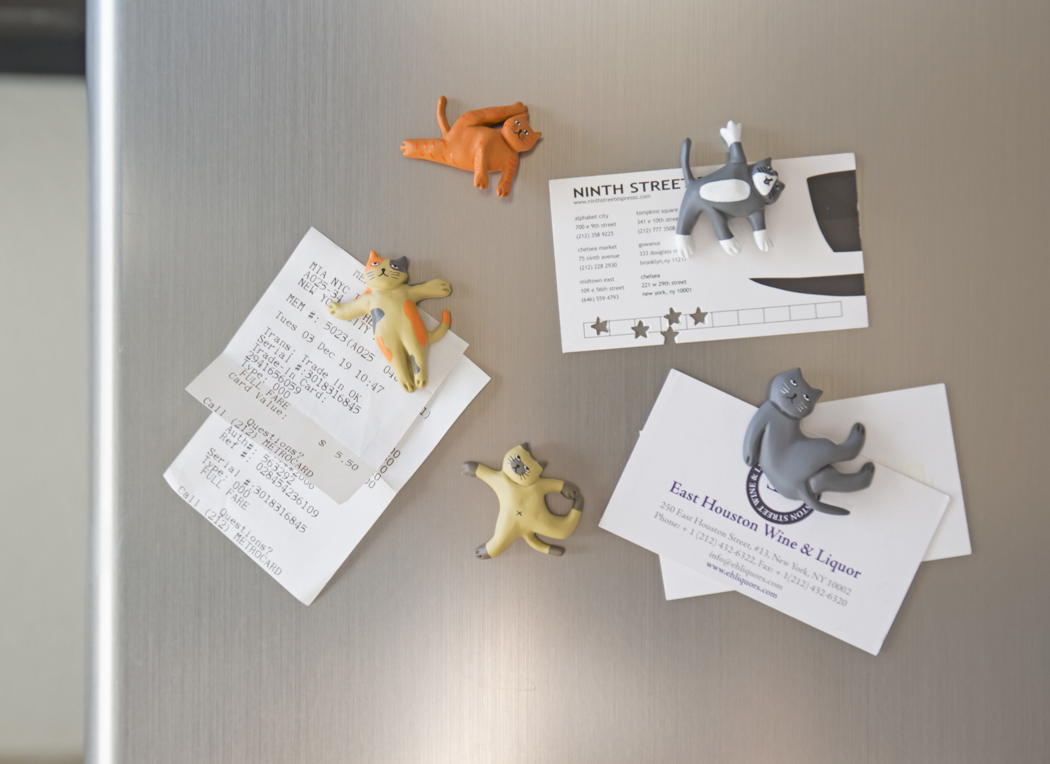 Kikkerland Cat Yoga Magnets