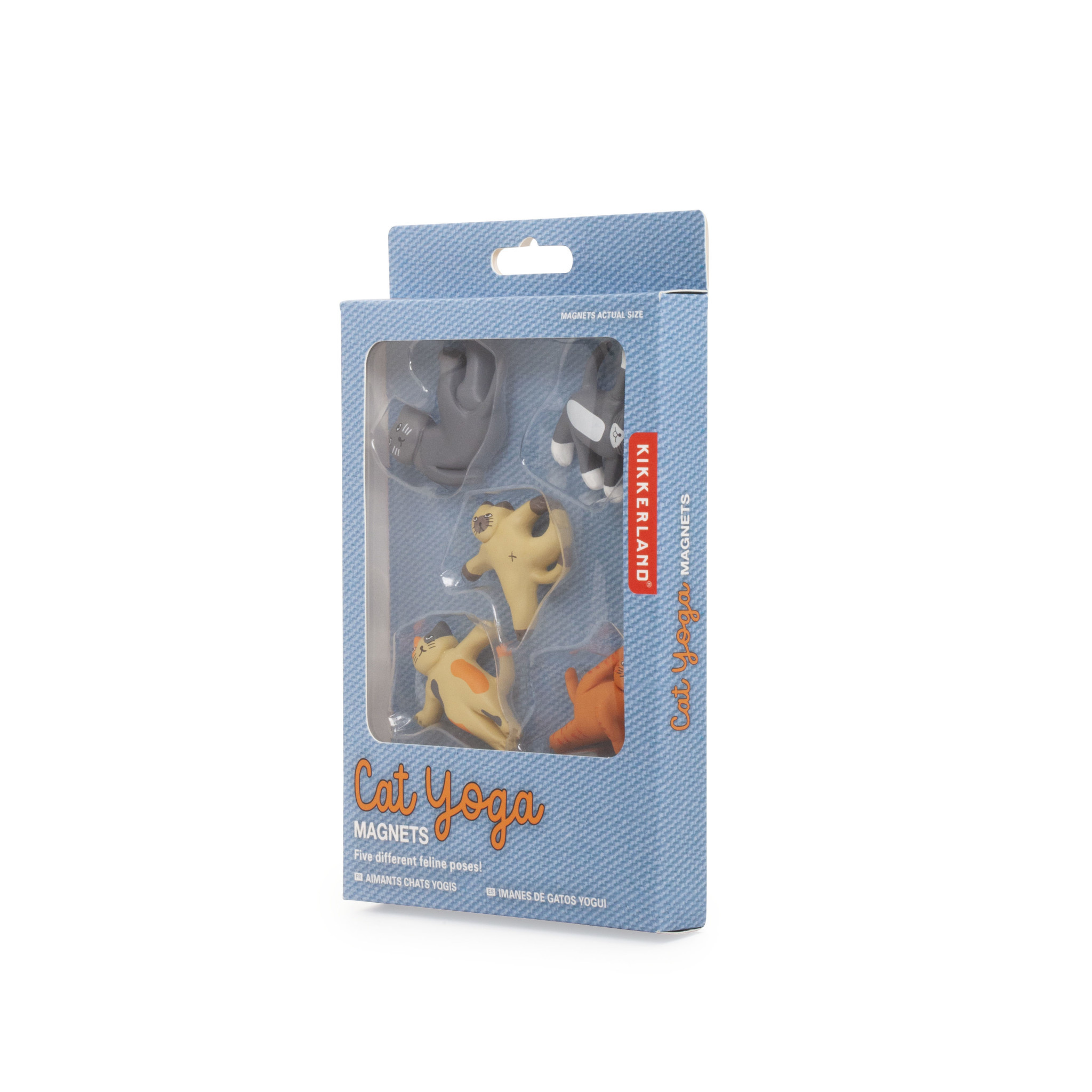Kikkerland Cat Yoga Magnets