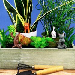 Gift Republic Yoga Cats voor in de bloempot