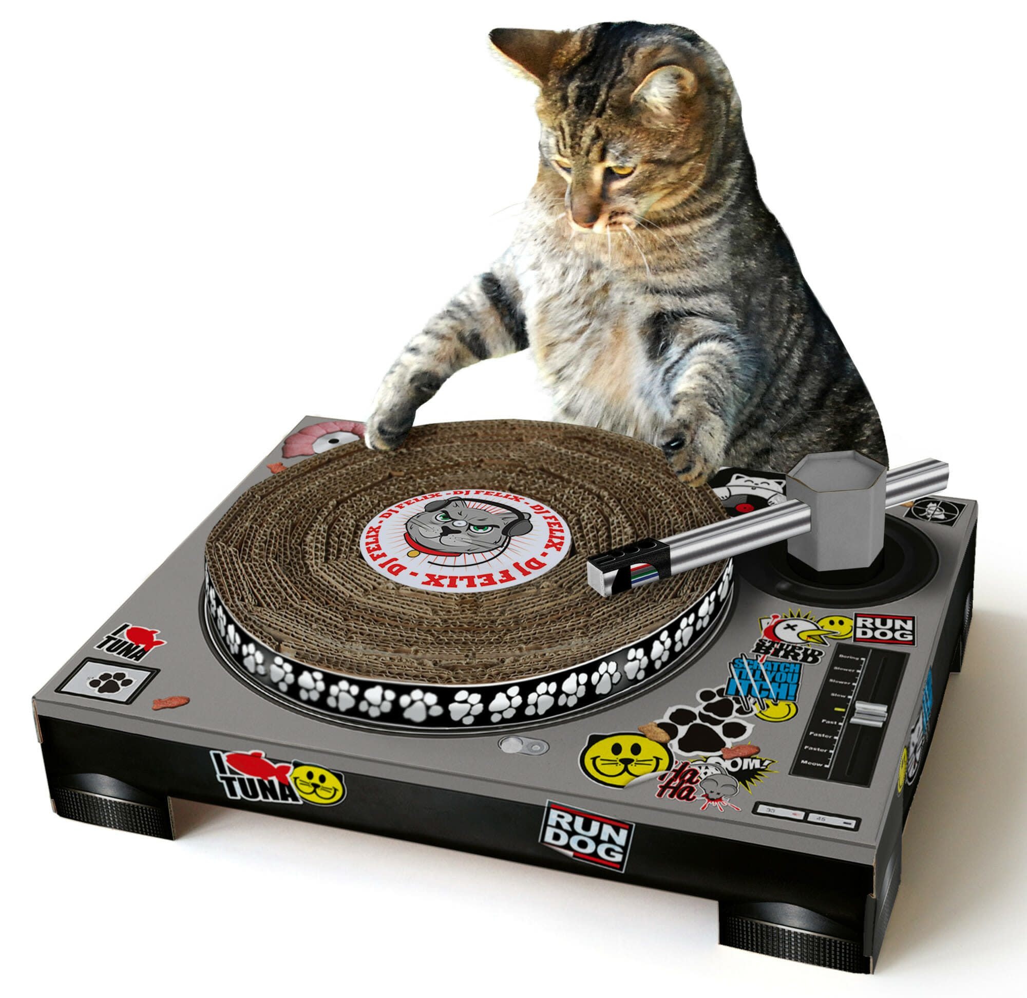 Suck UK Cat Scratch Turntable