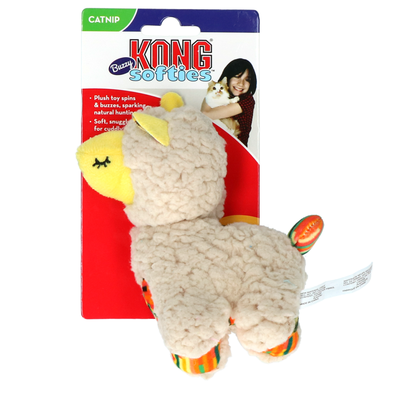 Kong Kong Softies  Buzzy LLama trillend kattenspeelgoed