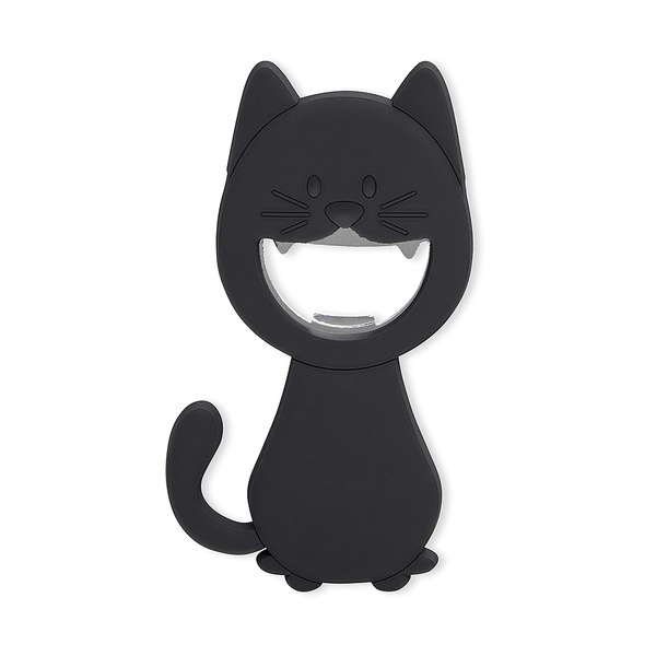 Balvi Magnetische flesopener zwarte kat