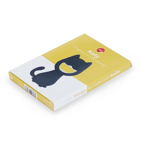 Balvi Magnetische flesopener zwarte kat