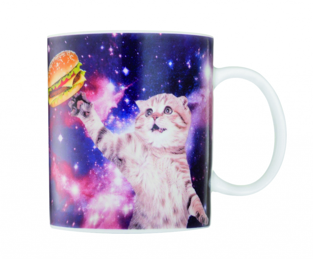 Gift Republic Cat In Space Mug