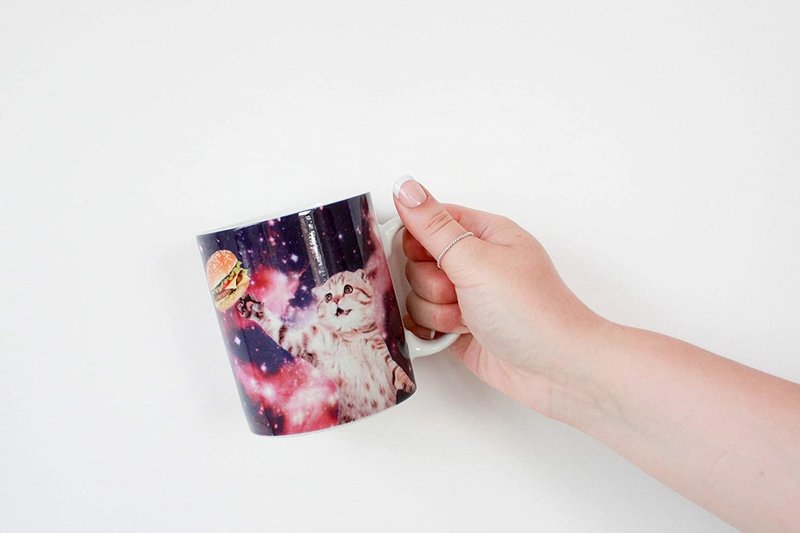 Gift Republic Cat In Space Mug