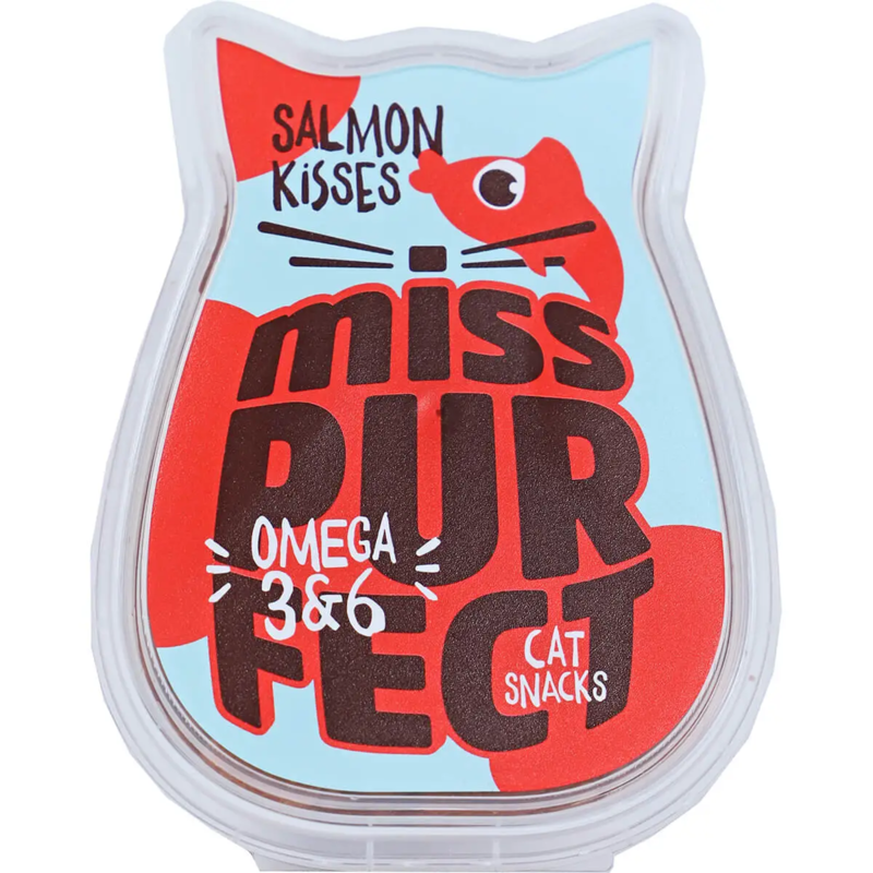 Miss Purfect kattensnack - Salmon Kisses: goed voor de vacht