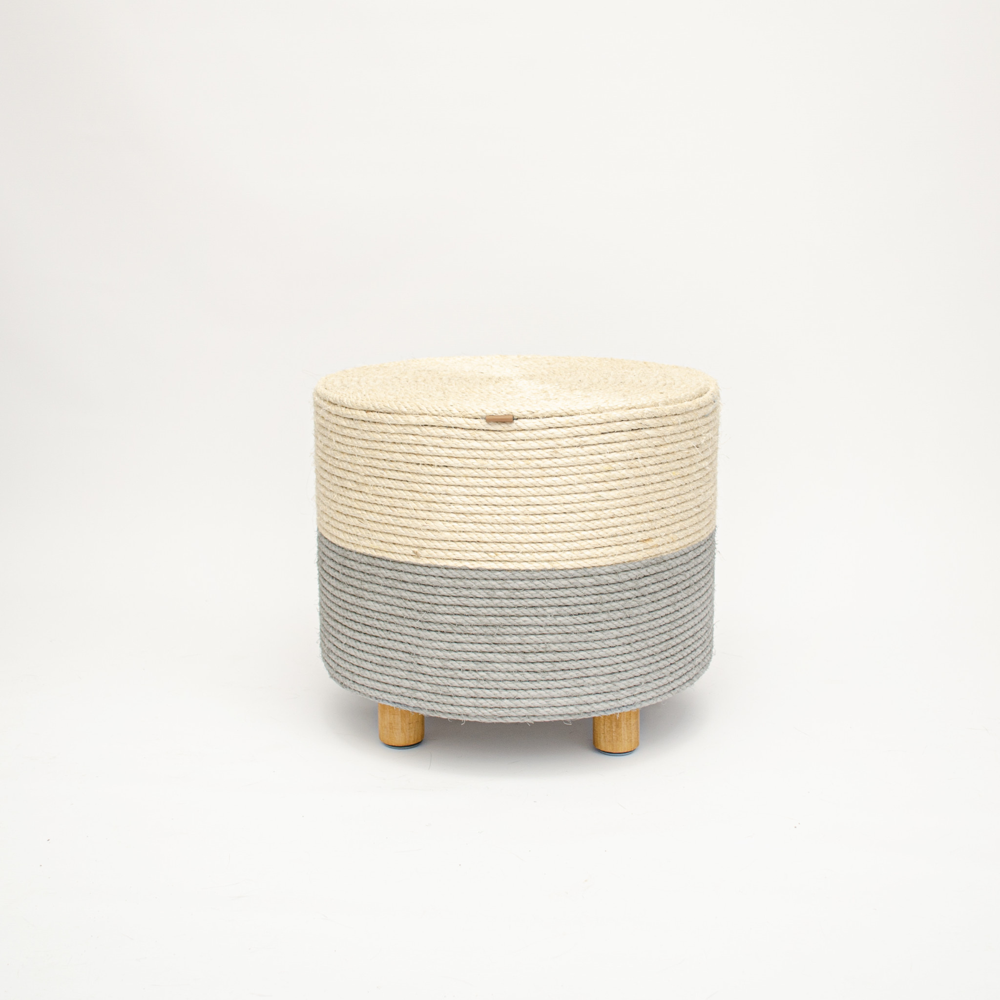 Kat & Krabpoef naturel / grijs - duurzaam & handgemaakt