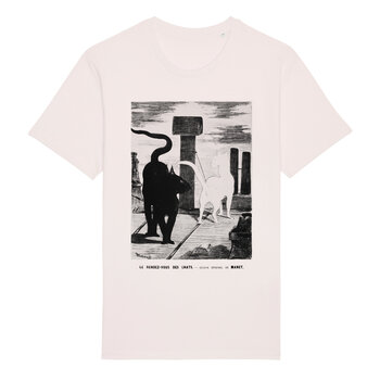 Kat & T-shirt met kattenprint van Manet