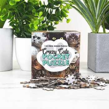 Gift Republic Crazy Cats Pocket Puzzle