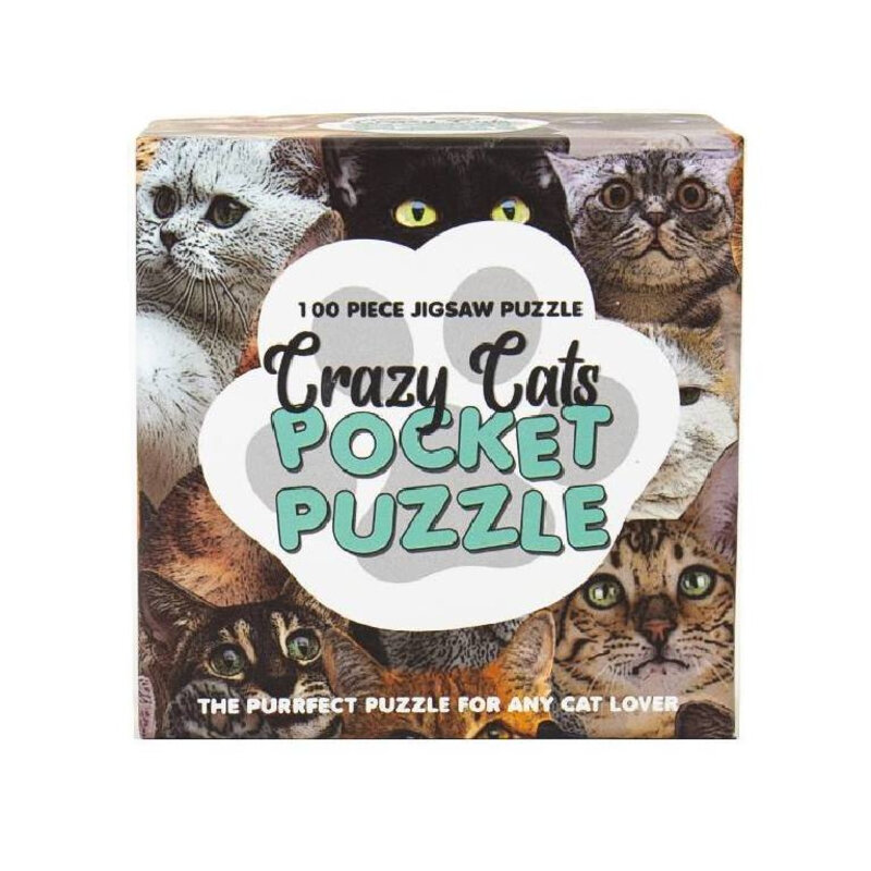 Gift Republic Crazy Cats Pocket Puzzle