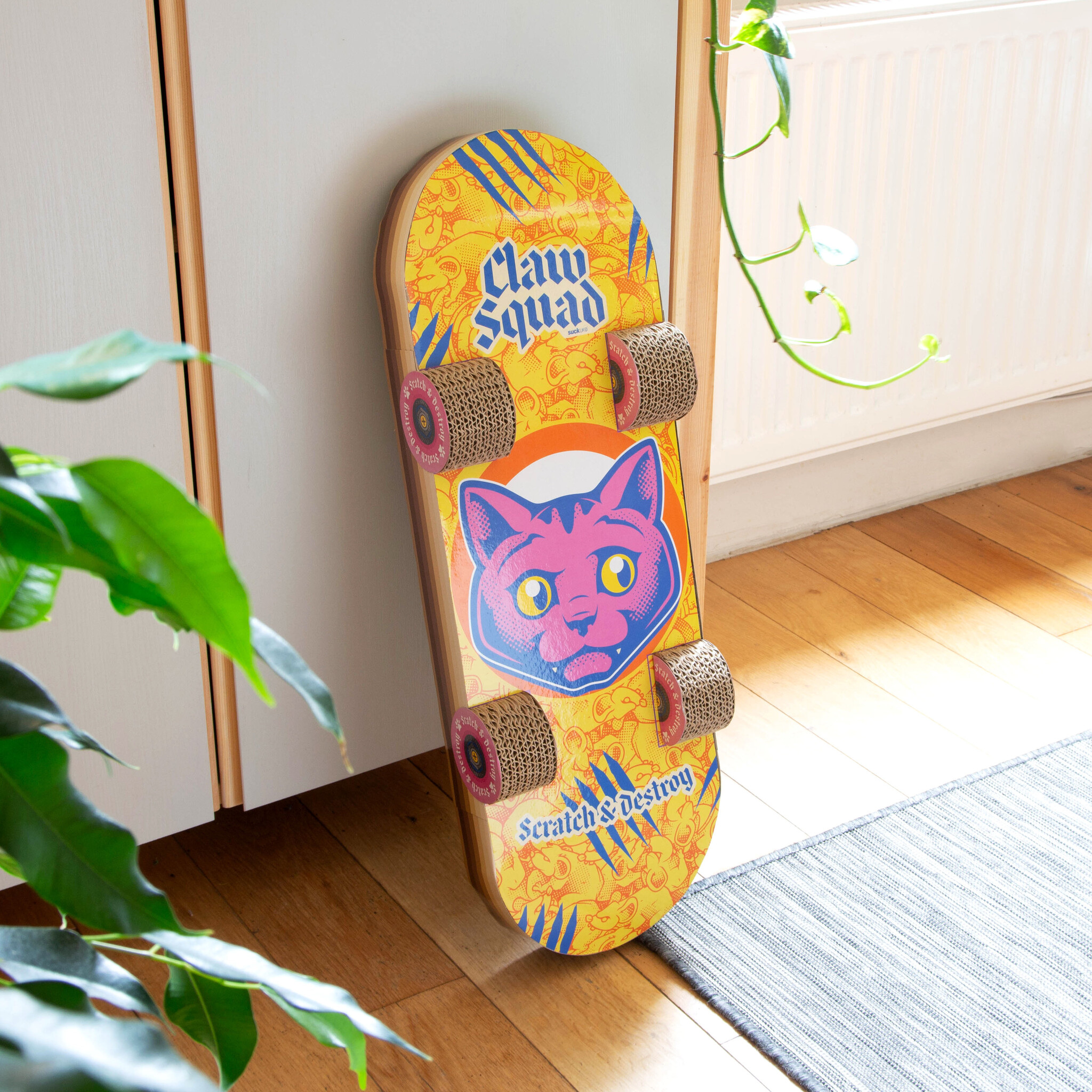 Suck UK Cat Scratch Skateboard