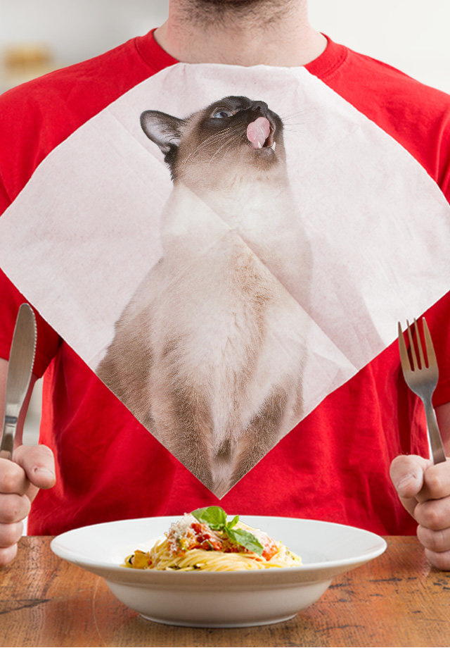 Suck UK Cat napkins