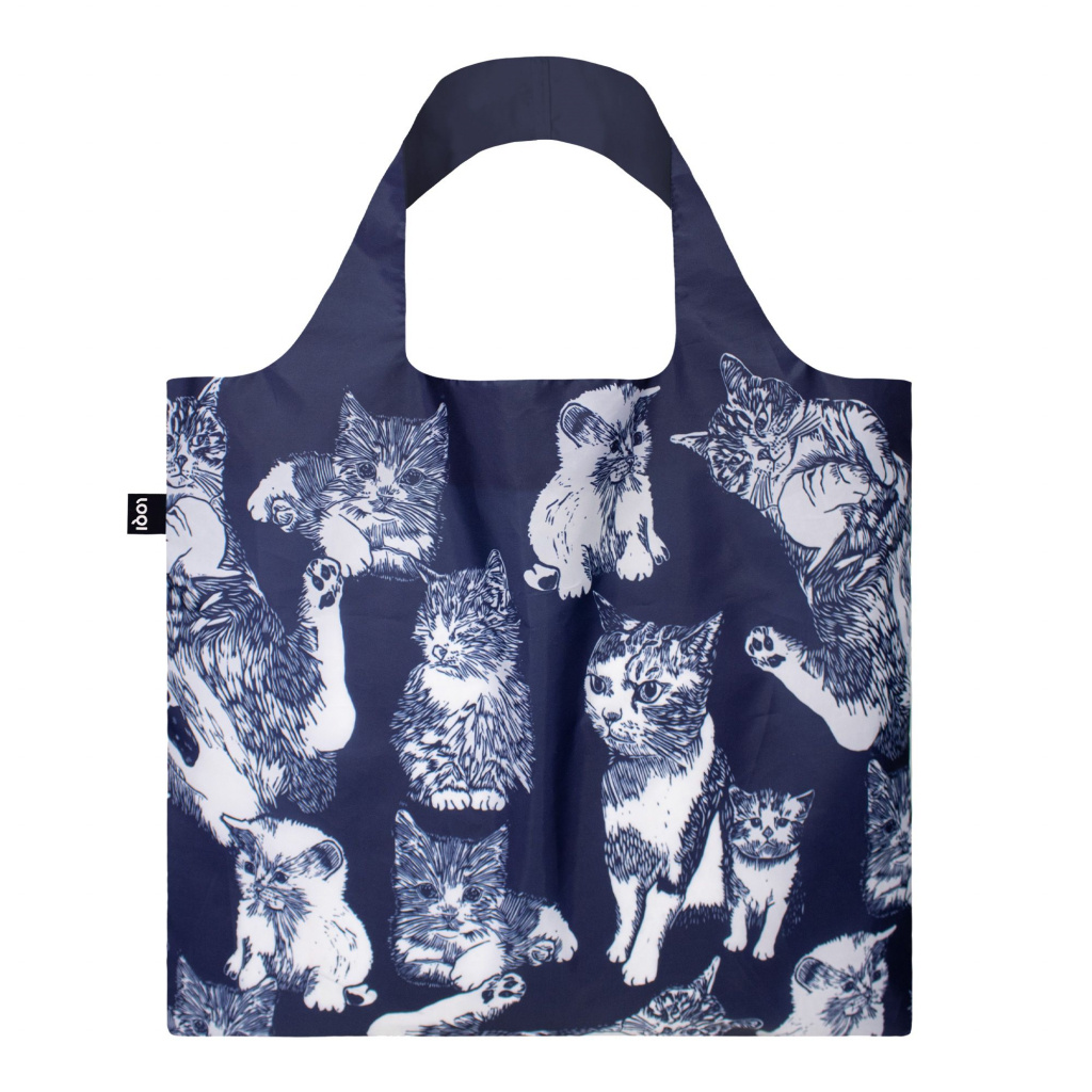 LOQI LOQI Bag Lisa Park - Cats Recycled