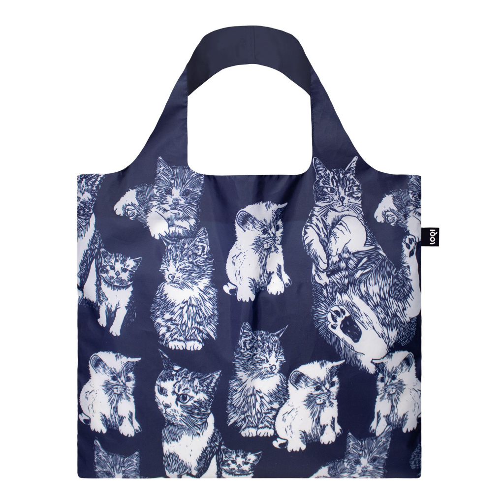 LOQI LOQI Bag Lisa Park - Cats Recycled