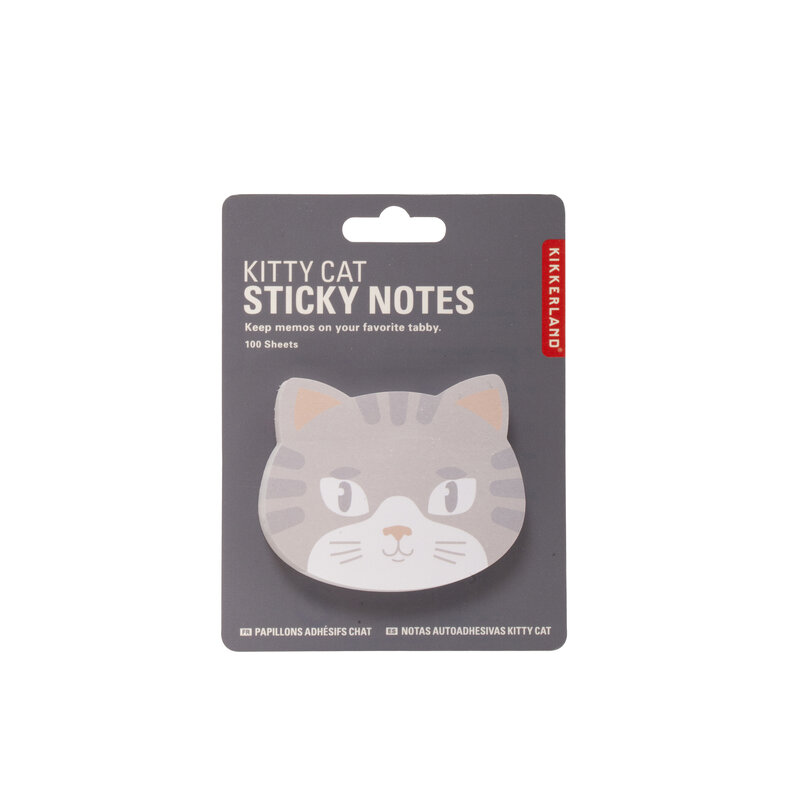 Kikkerland Kikkerland Kitty Cat Sticky Notes