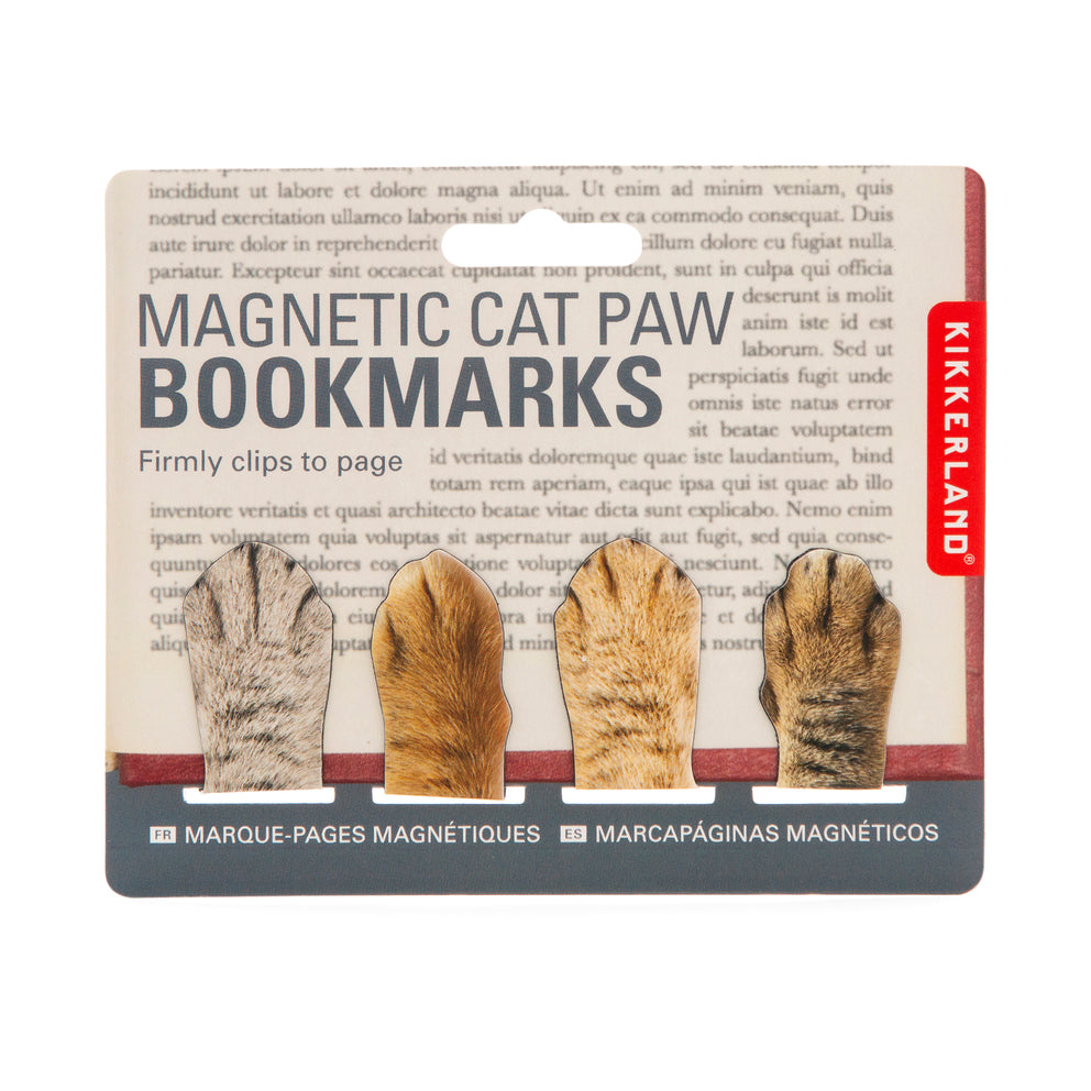 Kikkerland Kikkerland Magnetic Cat Paw Bookmarks
