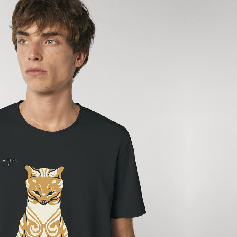 Kat & T-shirt  'Zittende kat' van Julie de Graag