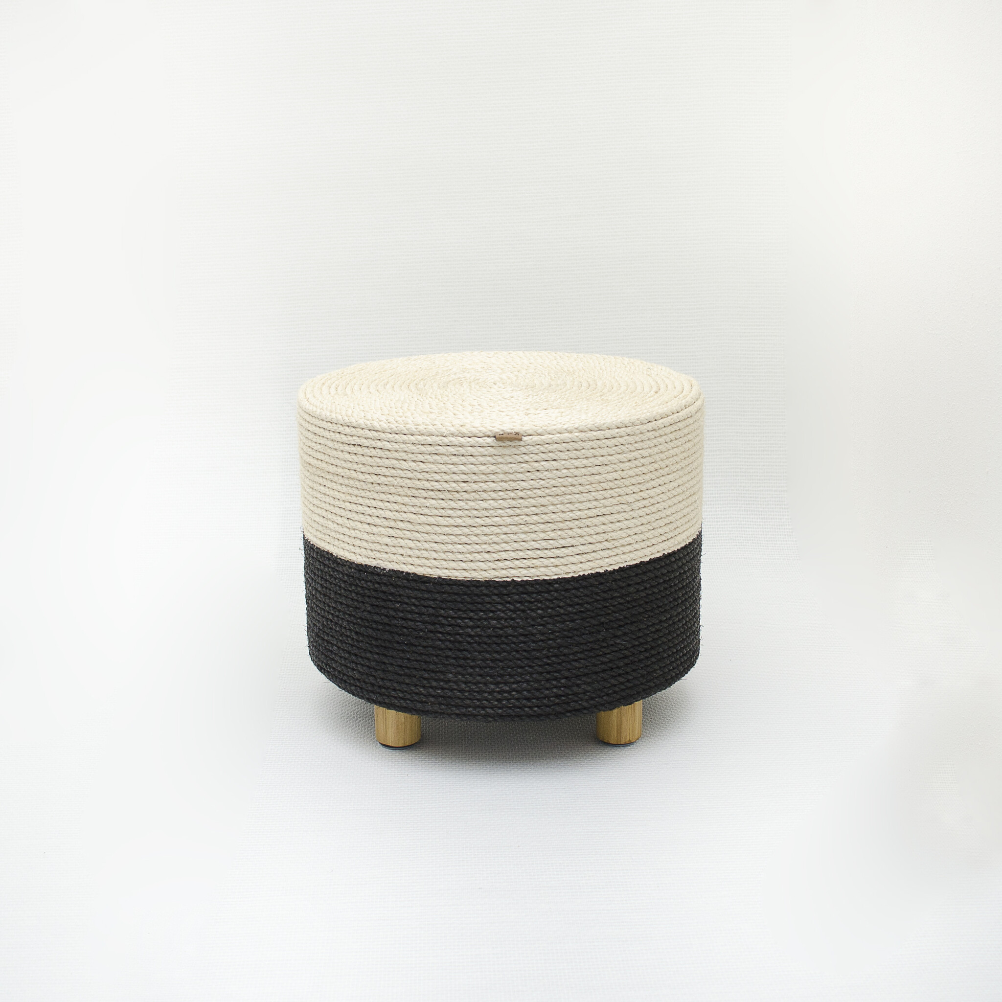 Kat & Krabpoef naturel / zwart - duurzaam & handgemaakt