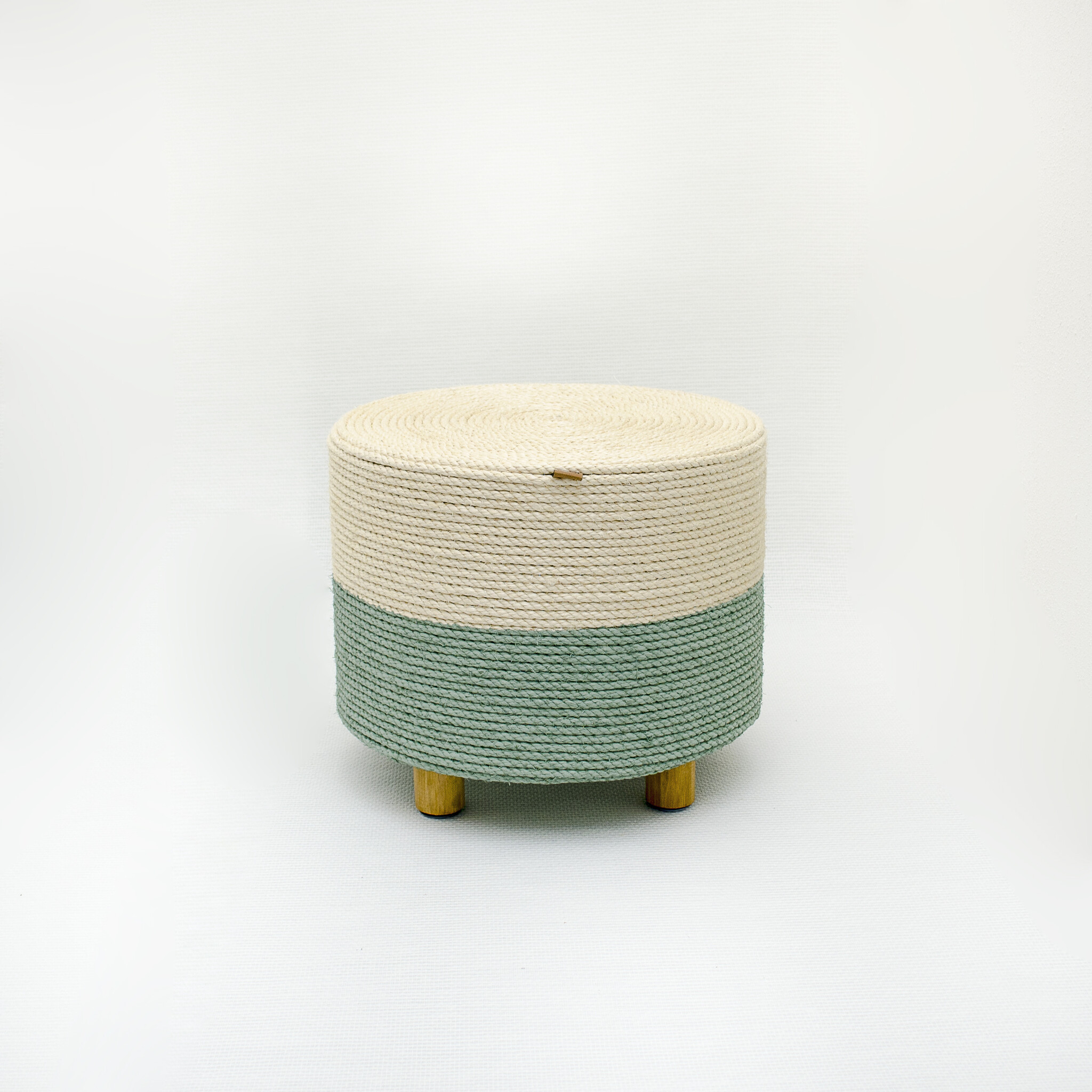 Kat & Krabpoef naturel / groen - duurzaam & handgemaakt