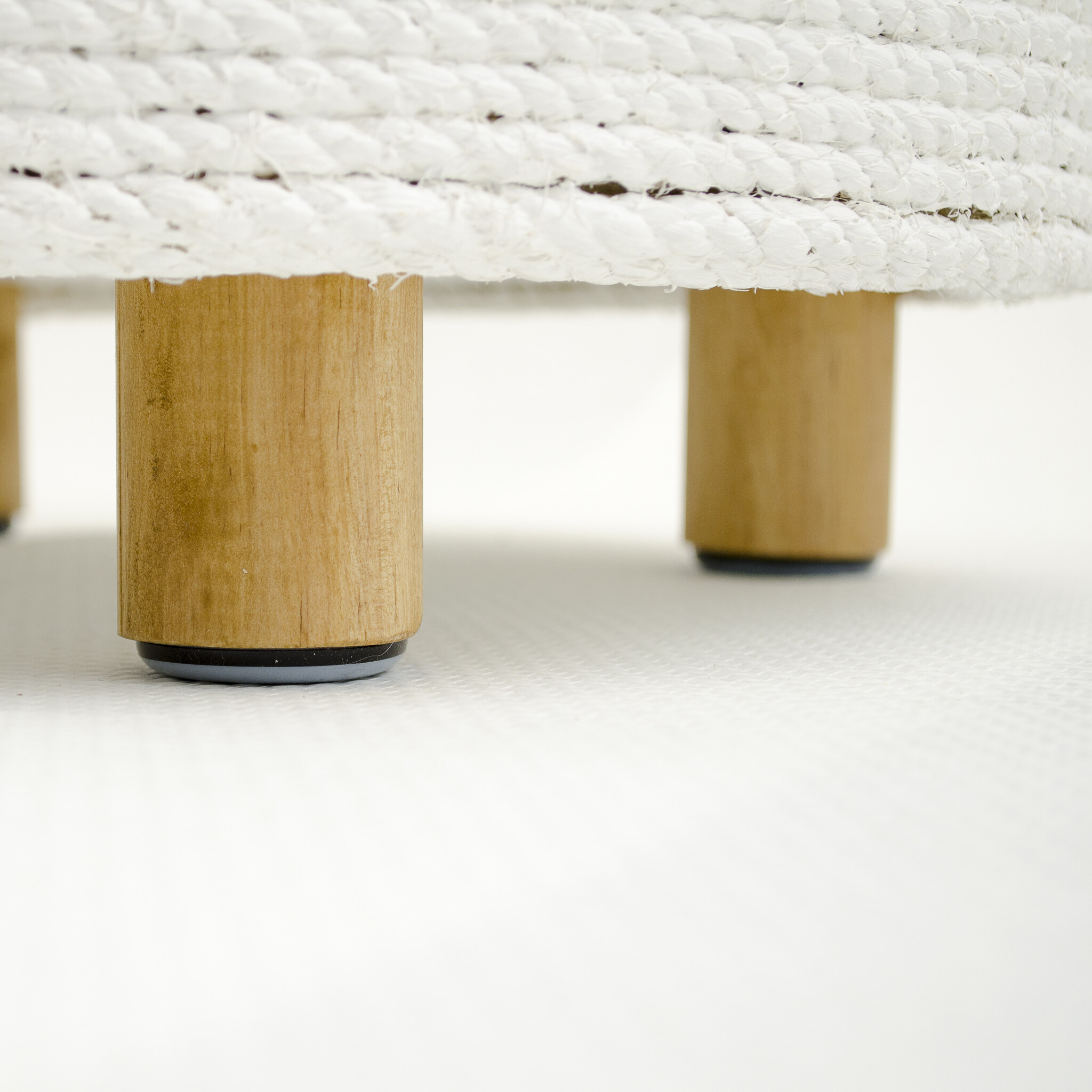 Kat & Krabpoef naturel / wit - duurzaam & handgemaakt