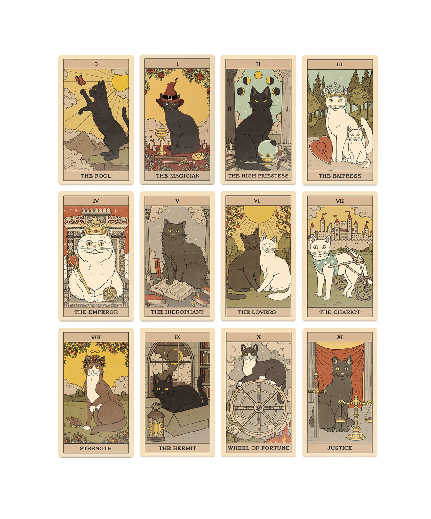 Cats rule the earth tarot