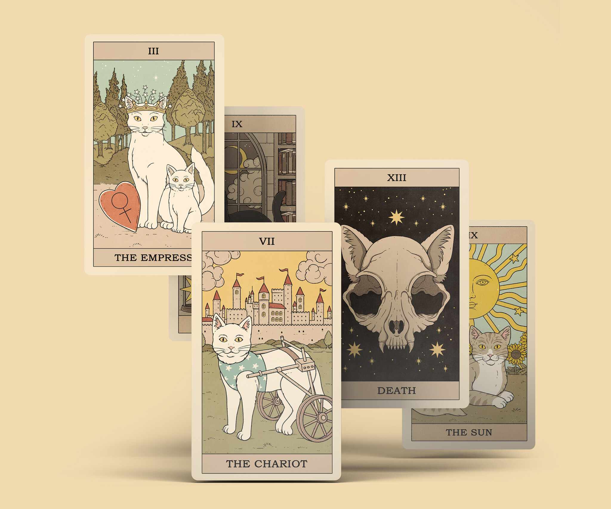 Cats rule the earth tarot