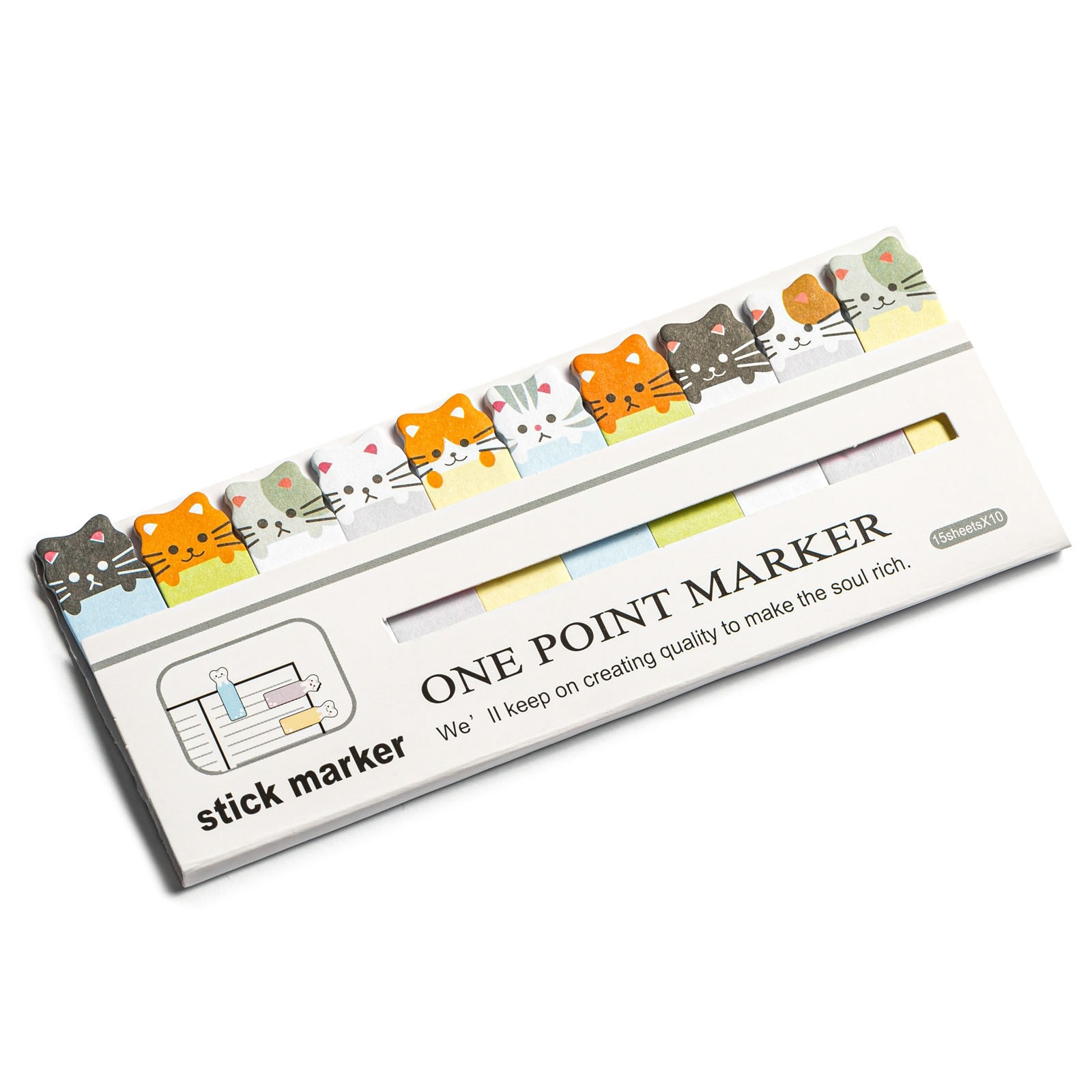 Zelfklevende tabbladen - kittens