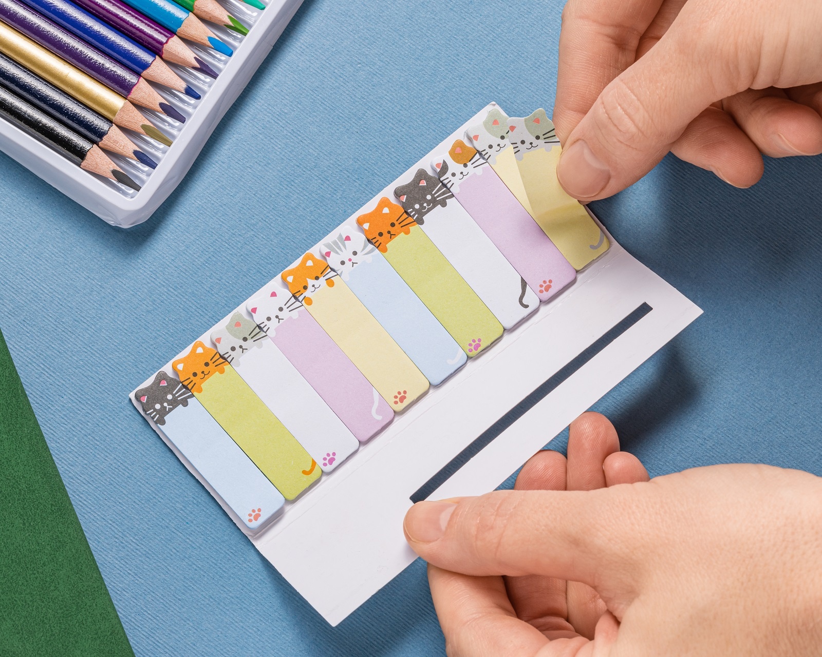 Zelfklevende tabbladen - kittens