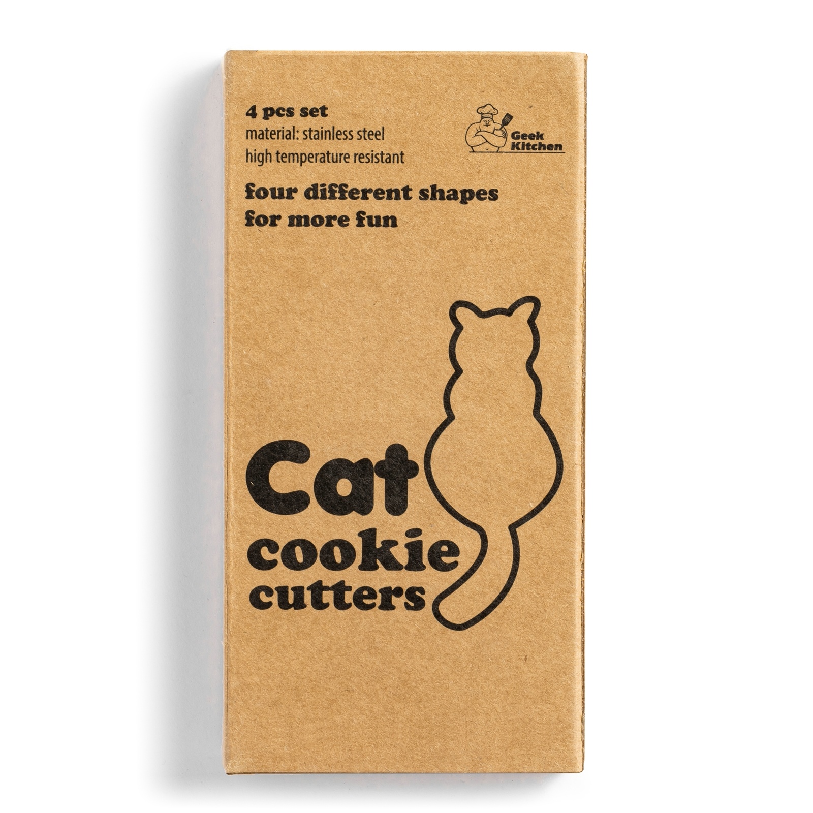 Koekjes uitsteker cat - 4 stuks