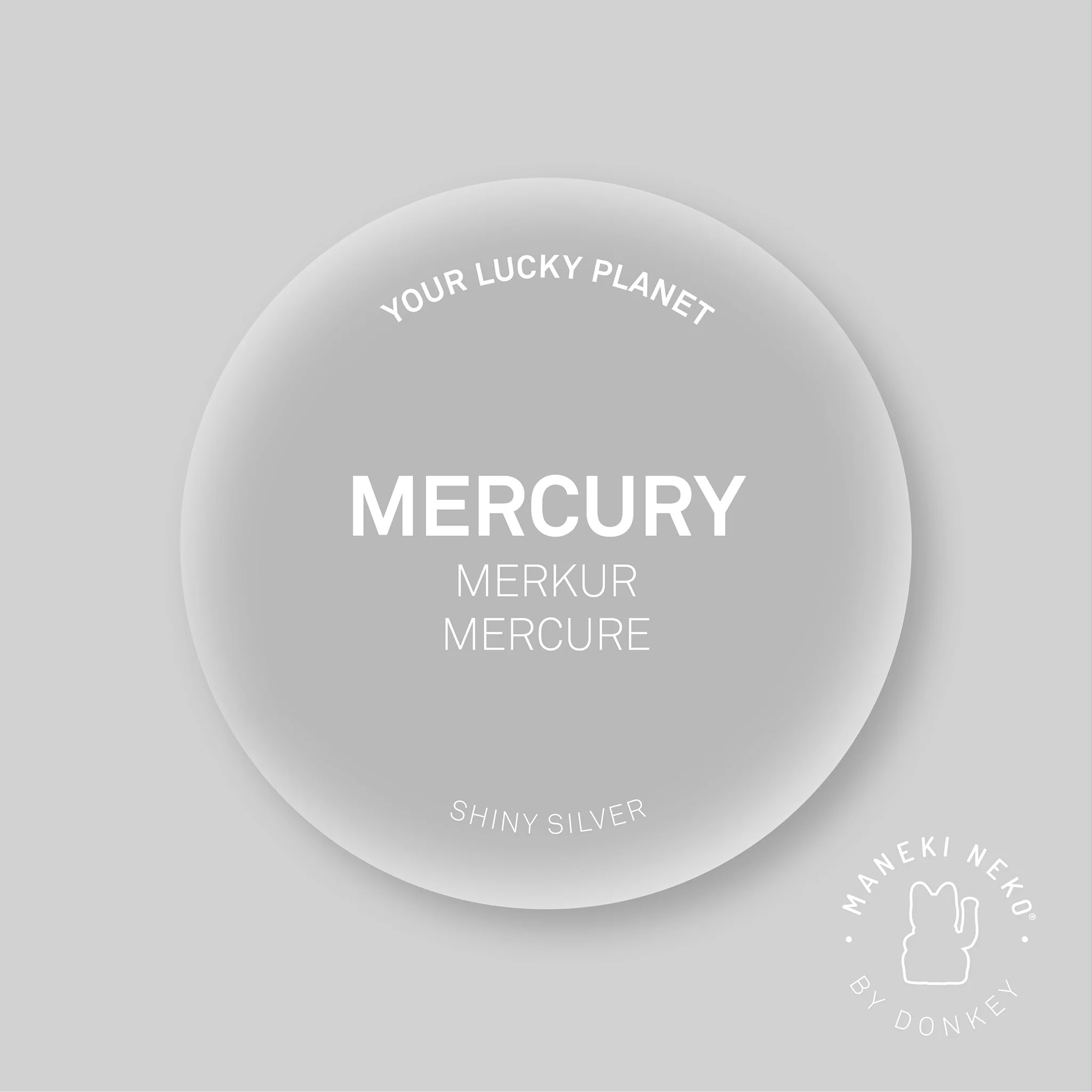 Lucky Cat Cosmic / Shiny Silver