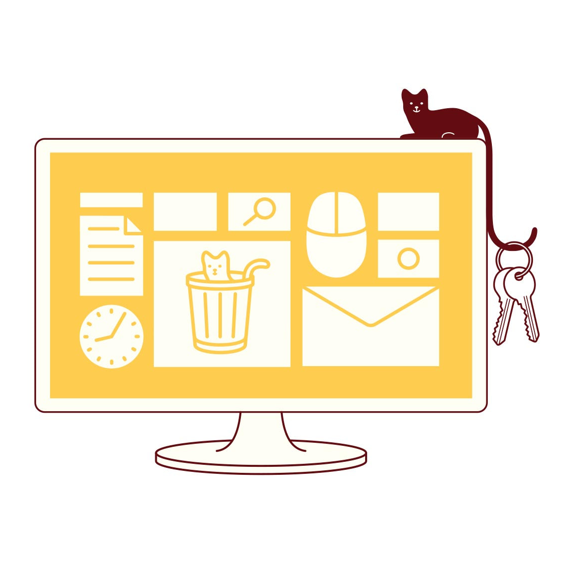 Monkey Business Monkey Business - White Cat