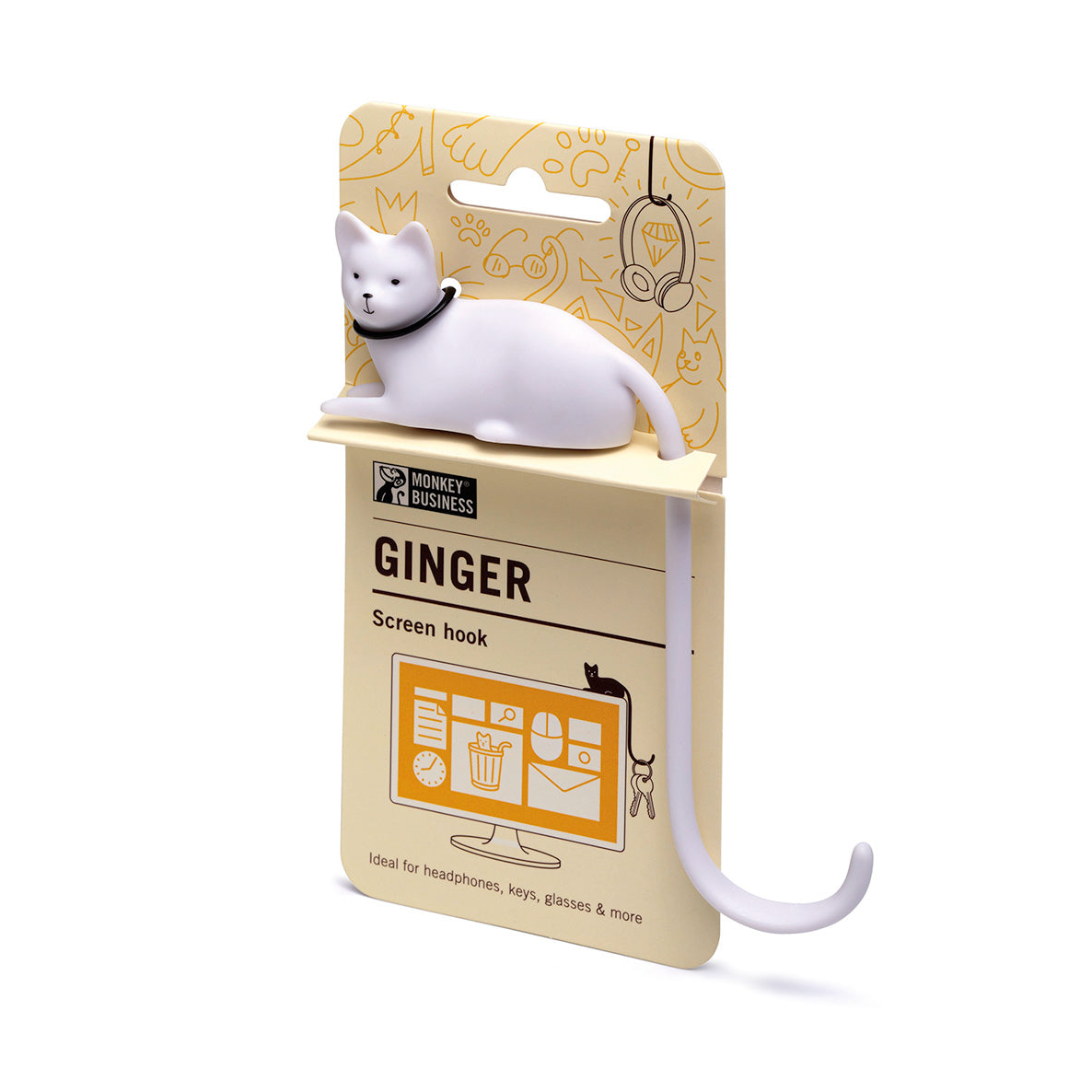 Monkey Business Monkey Business - White Cat