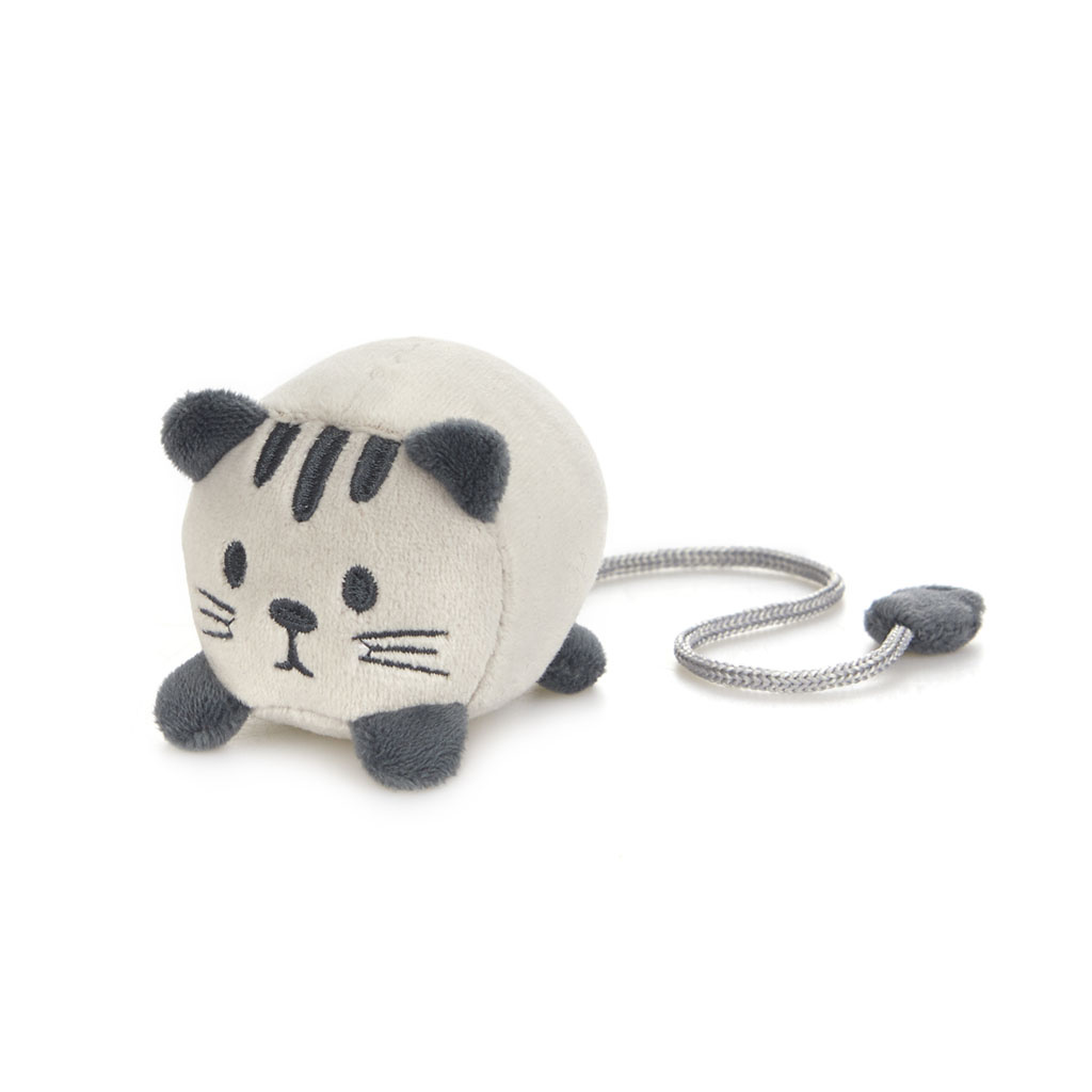 Balvi Balvi boekenlegger fluffy kitty - grijs polyester