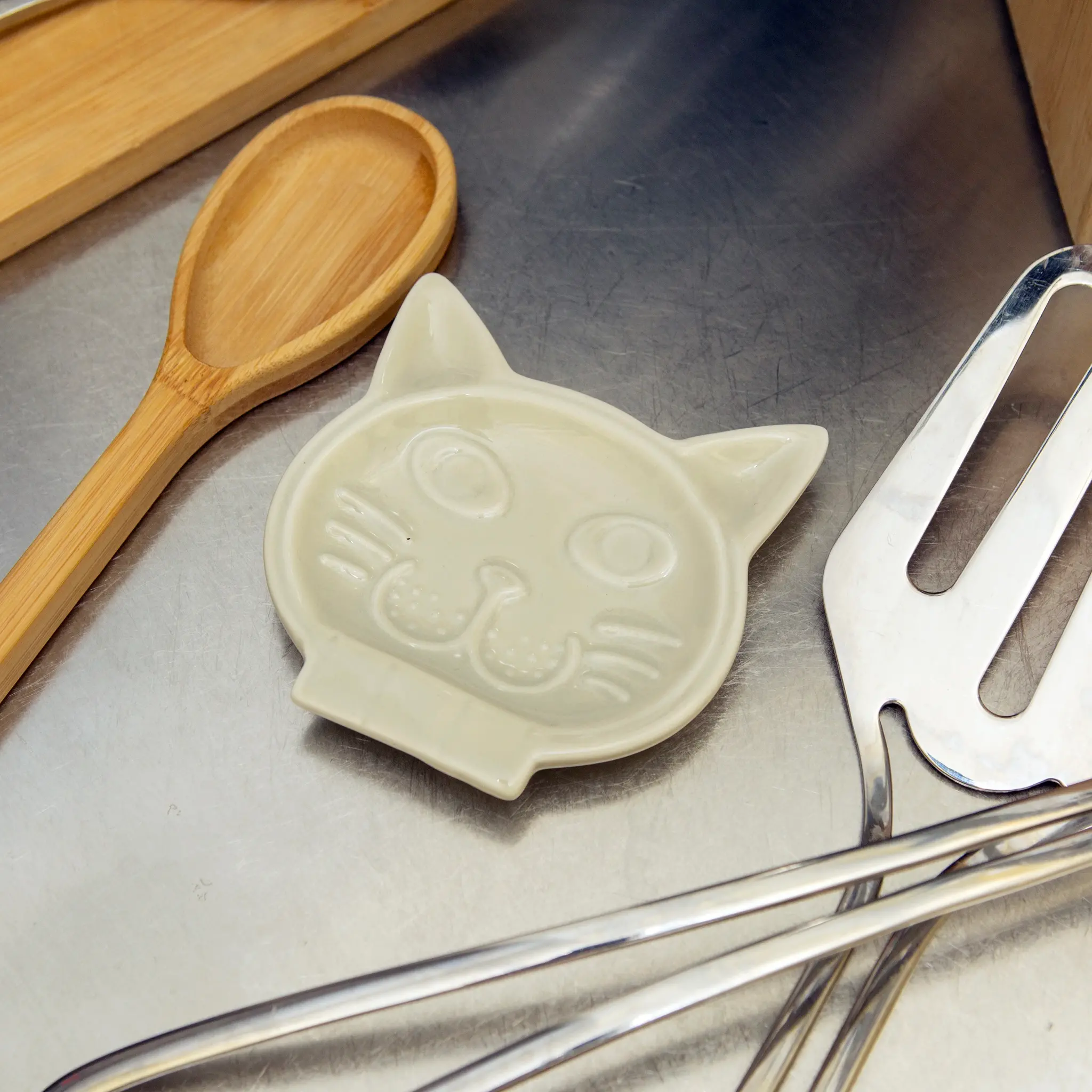 Kikkerland Kikkerland Cat spoon rest