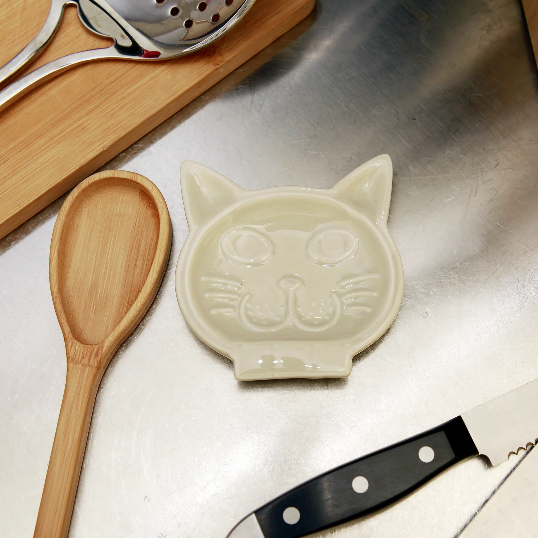 Kikkerland Kikkerland Cat spoon rest