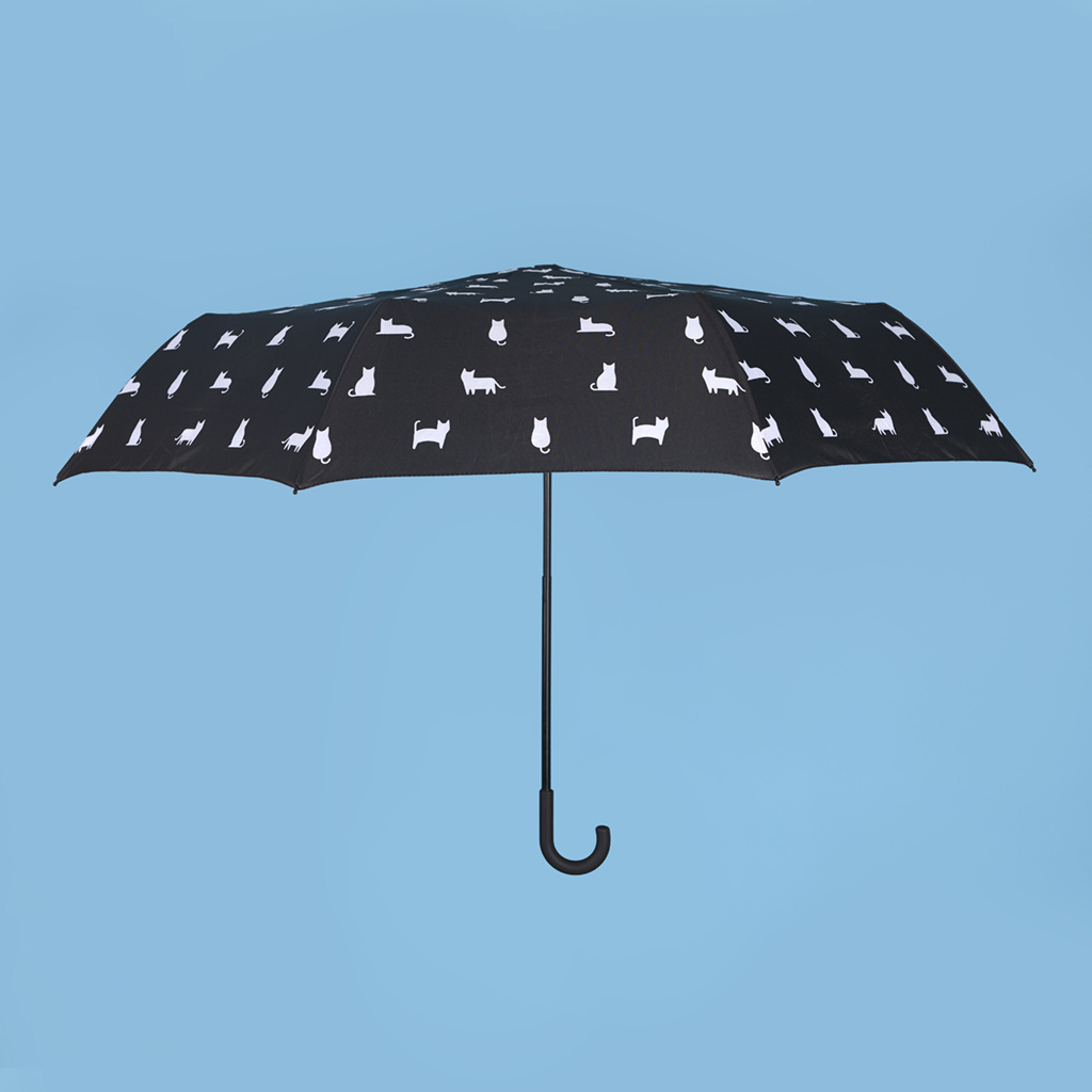 Balvi Opvouwbare paraplu zwarte kat
