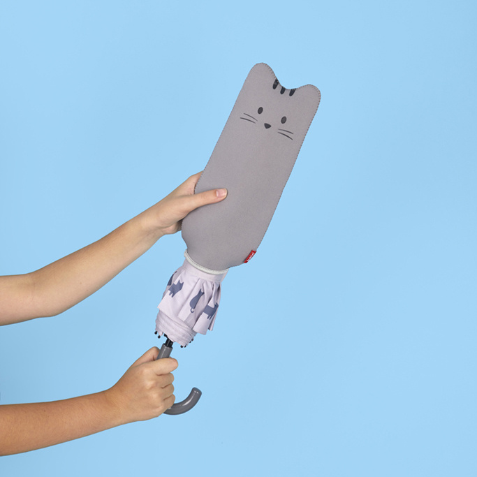 Balvi Balvi Umbrella Meowmbrella grey / nylon