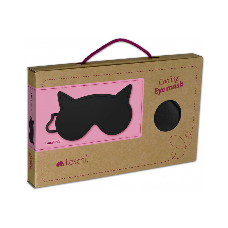 Eye mask Luna the cat black Kat & Bakkie