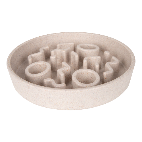 District 70 District 70 - Bamboo Cat Slow Feeder Beige Ø13,5 cm