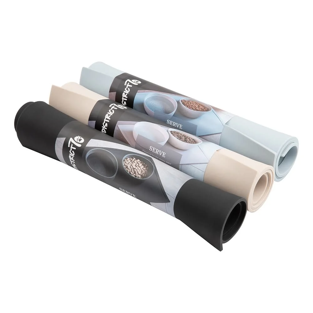 District 70 District 70 – SERVE Placemat siliconen Donkergrijs 50x35 cm