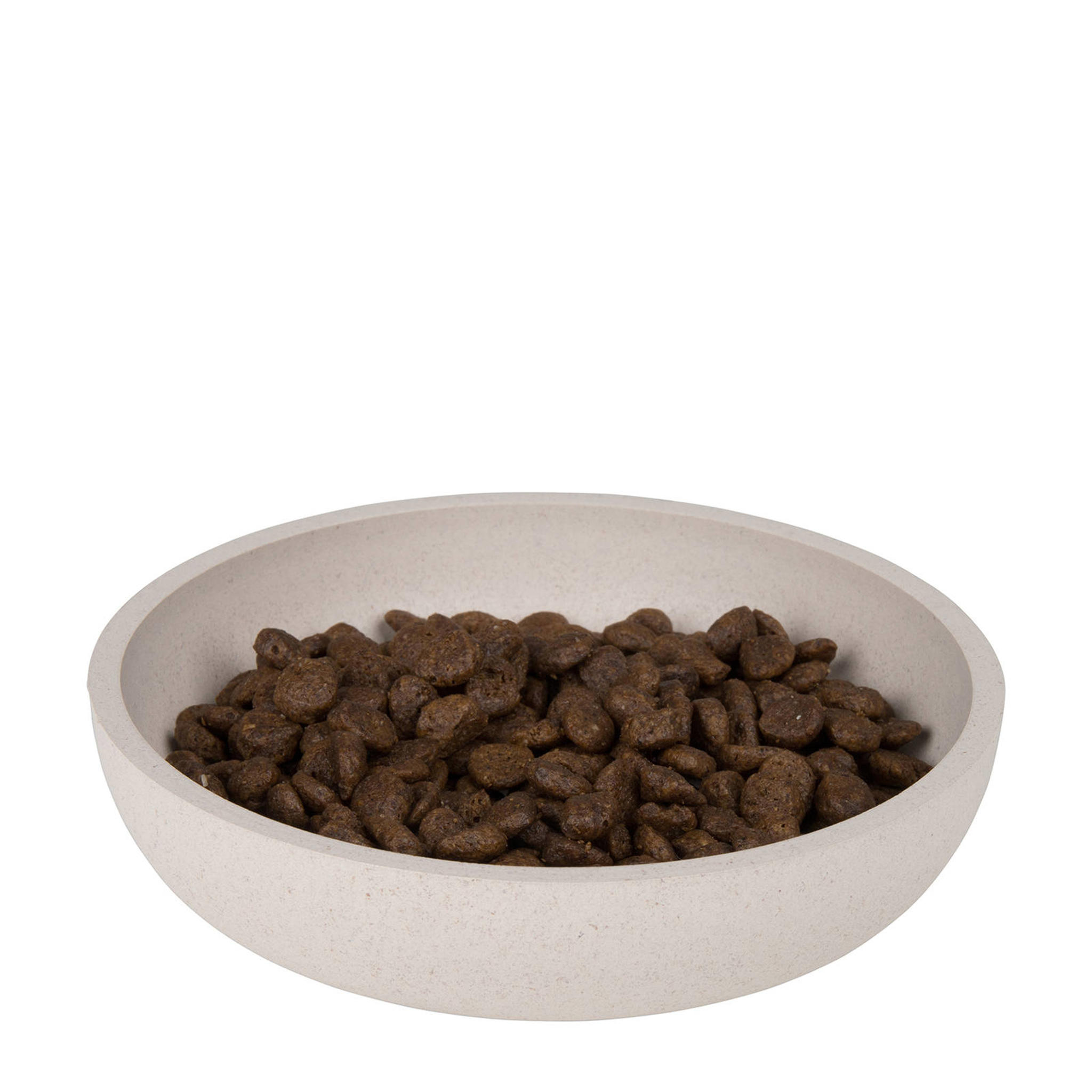 District 70 District 70 - Bamboo Kattenvoerbak Beige Ø12 cm